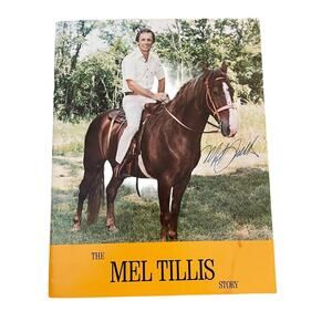 The Mel Tillis Story Country Western AUTOGRAPHED Book SIGNED Paperback Collector